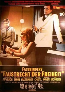Faustrecht der Freiheit Filmplakat A1 84x60cm gefaltet - Picture 1 of 1
