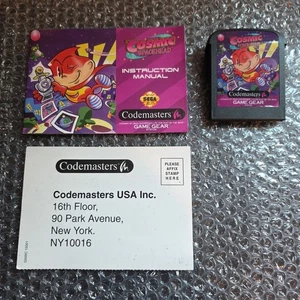 Cosmic Spacehead Spiel mit Handbuch (Codemasters, Sega Game Gear) getestet, schöner Zustand! - Bild 1 von 5