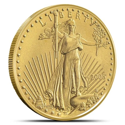2005 1/4 oz American Gold Eagle Coin - Image 1 of 2