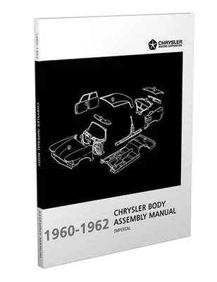 1960 1961 1962 Imperial Corpo Montaggio Manuale Chrysler Fabbrica Esploso Views - Immagine 1 di 4