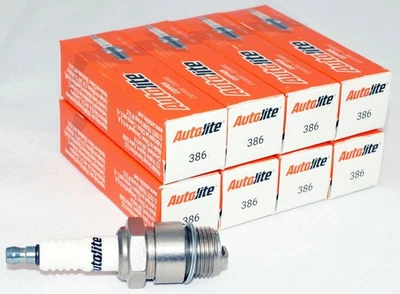 8 Pack Autolite 386 Nickel Spark Plug Removable Terminal Nut - Image 1 of 4
