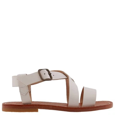 Sandalias Bonpoint Caina de cuero con correa al tobillo para niñas Foto 1 de 4
