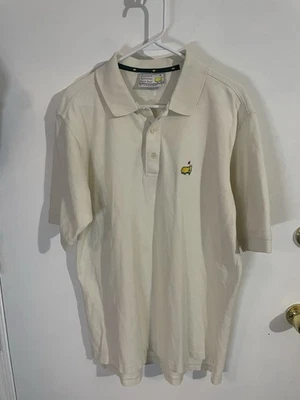 Polo Augusta National Golf Shop Slazenger Masters talla grande algodón blanco roto Foto 1 de 4
