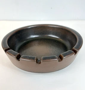 Ruska braun Aschenbecher ARABIEN FINNLAND Keramik Schmuckschale Schlüsselhalter MCM schwer - Bild 1 von 13