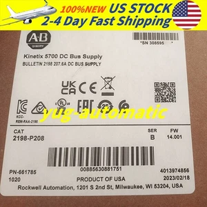 Factory Sealed Allen-Bradley 2198-P208/A Kinetex 5700 Bus DC Power Supply - Bild 1 von 2