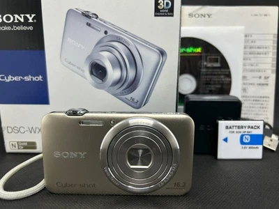 Цифровая камера Sony Cybershot DSC-WX30 золотистая 16,2 Мп компактная с коробкой многоязычная - Изображение 1 из 4