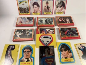 1980 Topps Superman 2 tarjetas coleccionables y pegatinas | Más de 125 tarjetas - Imagen 1 de 5