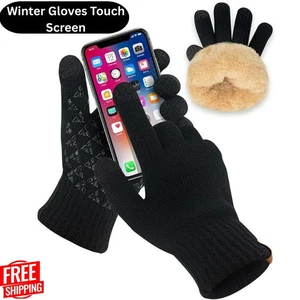 Winter Gloves for Men & Women – Thermal Fleece-Lined Touchscreen Gloves - Picture 1 of 10