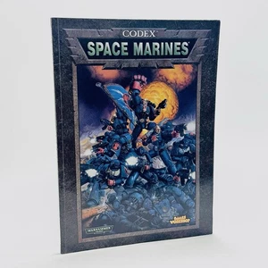 Warhammer 40k Space Marines Codex Games Workshop Vintage Paperback Book - Picture 1 of 2