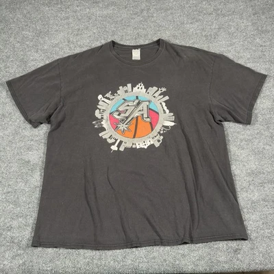 Camiseta De Colección Y2K San Antonio Spurs Para Hombre XXL NBA Desteñida Envejecida Bootleg 210 Foto 1 de 4