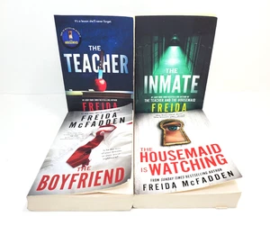 Freida McFadden Lot of 4 Paperback Books The Boyfriend The Inmate The Teacher - Picture 1 of 10