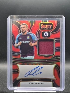 John Mcginn 2024-25 Panini Select Premier League Patch Auto Red #AM-JM - Bild 1 von 1