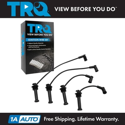 TRQ Ignition Spark Plug Wire Kit Set for 2011-2019 Ford Fiesta New - Image 1 of 4