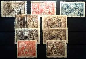 DN Großbrittanien GB 141-143, 143 (4 St.), 166 C/167 C gest., billigst MW: 320.- - Bild 1 von 2