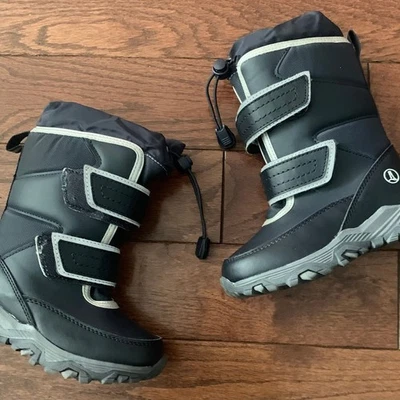 Botas de invierno Lands' End para niños con aislamiento de ráfaga de nieve Foto 1 de 4