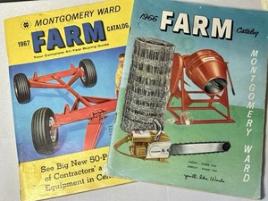 1966 1967 Montgomery Ward Farm Catalog Vintage Lot Of 2 Equipment Horse - Imagen 1 de 13