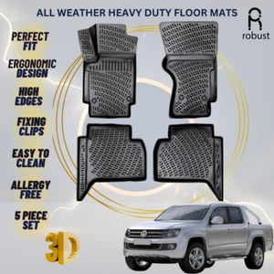 Floor Mats Liners For VW Volkswagen Amarok 2010-2018 All Weather Heavy Duty Rugs - Bild 1 von 9
