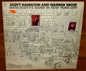 SCOTT HAMILTON & WARREN VACHE' with SCOTT'S BAND IN NYC - 1978 JAZZ SWING RECORD - Imagen 1 de 7
