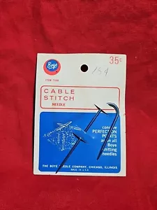 Ago per punto cavo vintage Boye modello 7500 blu chiaro - Foto 1 di 4