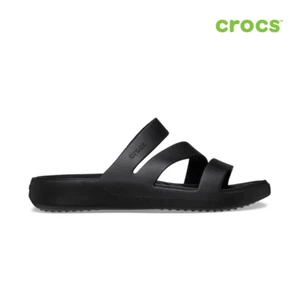 NEW CROCS GETAWAY STRAPPY CRS209587 209587-001 BLACK - Picture 1 of 6