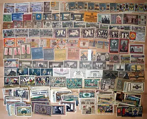 SAMMLUNG: 500 VERSCHIEDENE NOTGELDSCHEINE DEUTSCHLAND - alle unzirkuliert - Bild 1 von 1