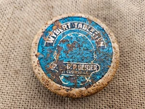 WWI ORIGINAL GERMAN WYBERT TABLETTEN TIN CAN from CHRISTMAS BATTLES - Picture 1 of 3