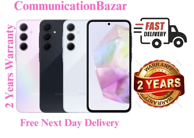 Samsung Galaxy A55 5G 256GB 8GB Android Smart Phone Unlocked New Sealed Box - Image 1 of 4