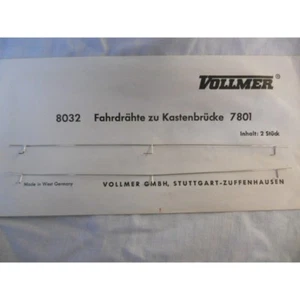 ** Vollmer 8032 2 x Catenary Wire for Vollmer Bridge 7801 N Scale - Picture 1 of 1