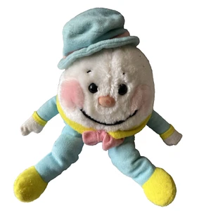 Juguete de peluche de colección Humpty Dumpty azul rosa blanco amarillo 10 pulgadas - Imagen 1 de 6