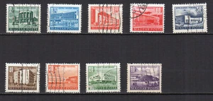 Hongrie Magyar Posta 1953-54 plan de reconstruction 9 timbres oblitérés /TE3277 - Imagen 1 de 1