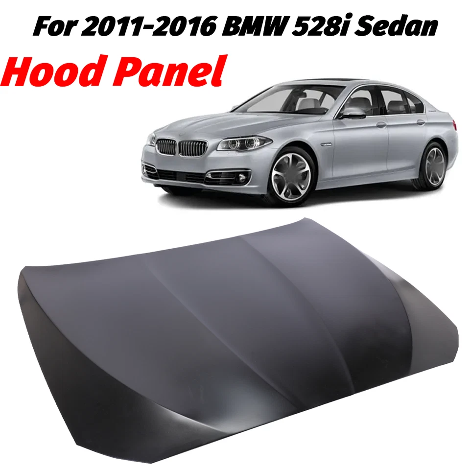 Front Hood For 2011-2016 BMW 535i 528i 550i 535i xDrive Primed Steel 41617207194 Foto 1 de 4