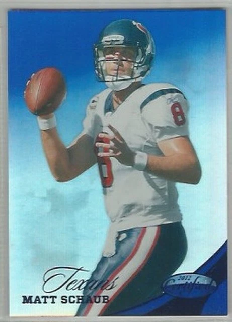 Matt Schaub Houston Texans 2012 Certified MIRROR BLUE 78/100 - Image 1 of 1