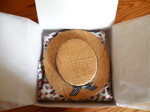 NUEVO 2008 Chica Americana Retirada "Vestido de Verano de Addy y Sombrero de Paja" - Imagen 1 de 6