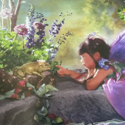 Jumbo Lisa Jane Adorable Fairy 1000 Pc Jigsaw Puzzle 2004 68x49cm Complete - Image 1 of 4