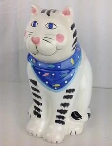 Vintage Coco Dowley Kitty Cat Cookie Jar Canister Kitchen Container - Picture 1 of 11