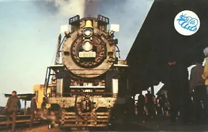 Dampfkraft von Syrakus Nickel Plate Berkshire #759 Eisenbahn New York Postkarte - Bild 1 von 2