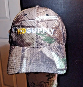 HD SUPPLY Fire Protection Camo Baseball Cap Hat Adj. Mens Size Cotton USA - Picture 1 of 6