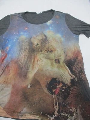 Женские некоторые дни lovin коротким рукавом рубашка sz l - Изображение 1 из 4