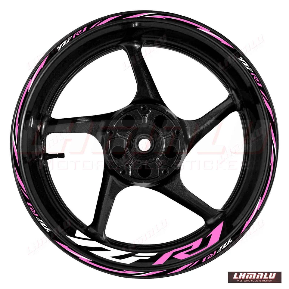 For YAMAHA YZF R1 R 1 Waterproof Decal Wheel Reflective RIM Stickers - Изображение 1 из 4