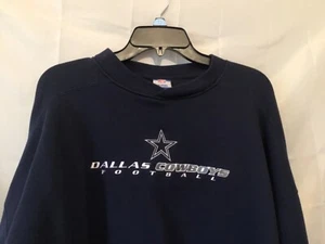 Vintage Reebok Sweatshirt Mens Sz 2XL Dallas Cowboys NFL Team Apparel - Picture 1 of 14