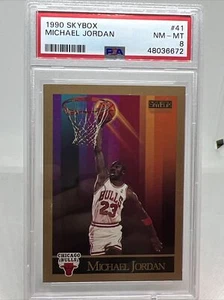 1990 Skybox Michael Jordan #41 PSA 8 Chicago Bulls HOF - Picture 1 of 2