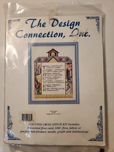THE DESIGN CONNECTION Kit punto croce contato - GIORNATE SCOLASTICHE - 10" x 13,5" (NUOVO) - Foto 1 di 6
