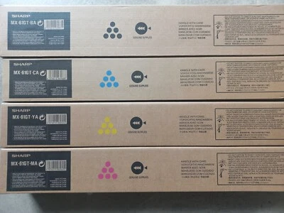 Genuine Sharp SET KYMC MX-61GTBA MX-61GTCA MX-61GTMA MX-61GTYA MX 3070 4070 5070 - Image 1 of 4