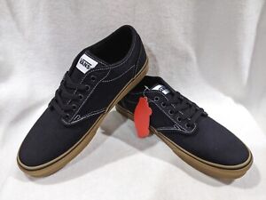 Vans Men's Atwood S18 Textile Black/Gum Skate Shoes - Assorted Sizes NWB
