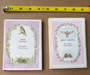 More prayers * First graces * Set Of 2 Mini Books * Elegantly Illustrated - Picture 1 of 5