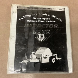 Impactor 2000 3000 COMPACTOR/BREAKER OPERATION MAINTENANCE & PARTS MANUAL BOOK - Picture 1 of 6