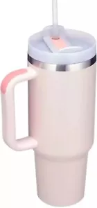 40 Oz Tumbler Stainless Steel Insulated Travel Mug with Straw and Lid Coffee Mug - Picture 1 of 4
