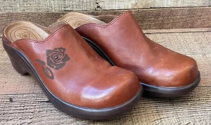 Ariat Mules Women’s Size 7 Slip On Brown Leather Clogs - Picture 1 of 7