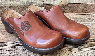 Zuecos de cuero marrón sin cordones Ariat Mules para mujer talla 7 Foto 1 de 4