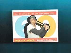 NICE! WILLIE MAYS-San Francisco GIANTS! 1960 Topps SPORT ALL STAR High # 564 - Picture 1 of 2